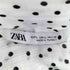 ザラ ZARA ドット柄 ボウタイ付き L/S ブラウス レディース import:L