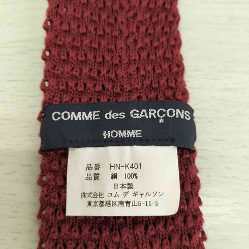 コムデギャルソンオム COMME des GARCONS HOMME シルク ニットタイ メンズ ONE SIZE