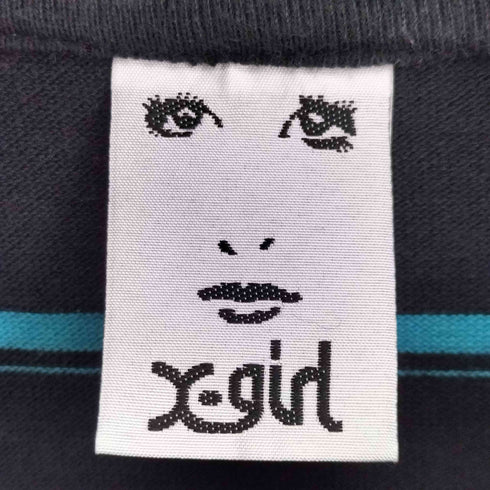 エックスガール X-girl STRIPED PIQUE HALF ZIP S/S DRESS レディース JPN:2