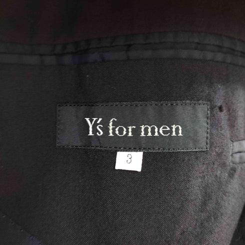 ワイズフォーメン Ys for men 3B シングル テーラードジャケット メンズ 3