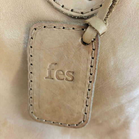 fes カウレザーハンドバッグ レディース