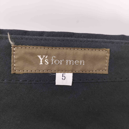 ワイズフォーメン Ys for men 2タック ワイドテーパード スラックス メンズ 5