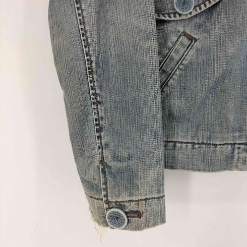ギャップ Gap 00S ボタンデザイン デニムジャケット レディース JPN:L