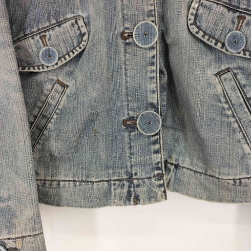 ギャップ Gap 00S ボタンデザイン デニムジャケット レディース JPN:L