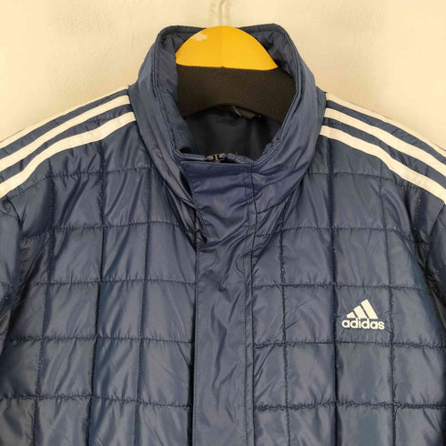アディダス adidas ロゴ刺繍 キルティング ジャケット メンズ 0