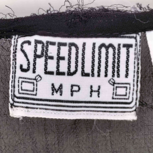 SPEEDLIMIT MPH 花柄刺繍 シアー レーヨン ブラウス レディース import:M
