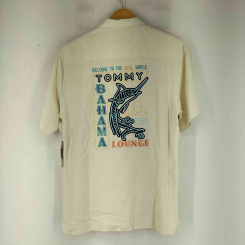 トミーバハマ Tommy Bahama シルク100 刺繍 アロハシャツ メンズ import:XS