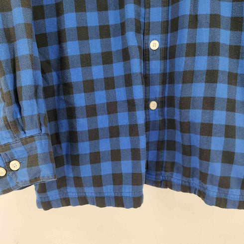 エルエルビーン L.L.Bean 00S 裏地サーマル ブロックチェック L/S シャツ メンズ import:M