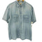 ジェイクルー J.CREW シャンブレー S/S シャツ フラップポケット メンズ import:L