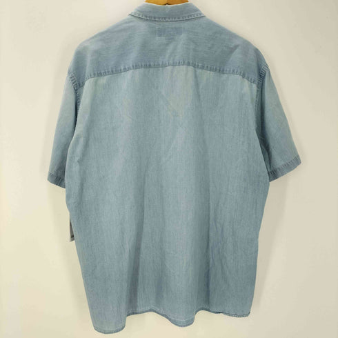 ジェイクルー J.CREW シャンブレー S/S シャツ フラップポケット メンズ import:L