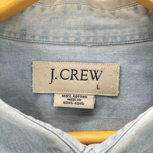 ジェイクルー J.CREW シャンブレー S/S シャツ フラップポケット メンズ import:L