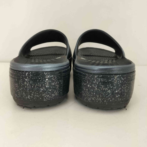 クロックス crocs ラメ ブルックリン スライド レディース 6