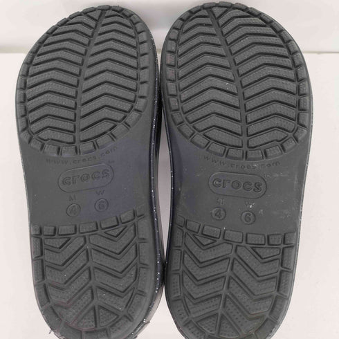 クロックス crocs ラメ ブルックリン スライド レディース 6