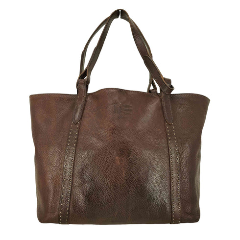 ゲンテン genten ロゴ刻印 レザー ビジネス トートバック レディース