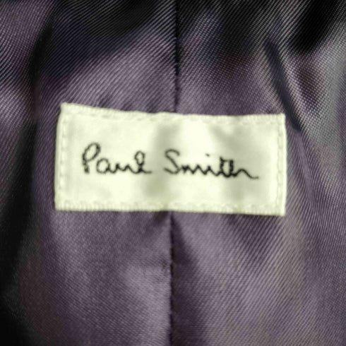 ポールスミス Paul Smith ベストセット ベロア切替 チェック柄 テーラードジャケット メンズ JPN:M