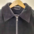 ザラ ZARA ベルベット ジップアップブルゾン メンズ import:M