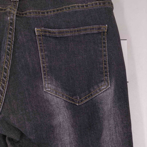 ダメージフレアデニムパンツ レディース JPN:M
