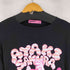 SHORTSTORY ボーダー切り替え L/S プリントTシャツ レディース