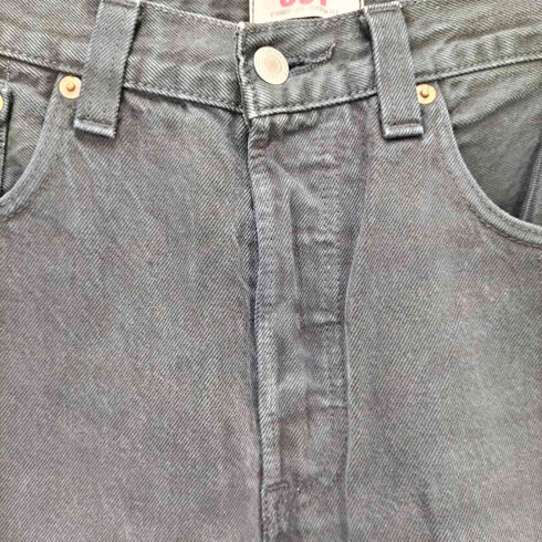 リーバイス Levis 501 ボタン裏092刻印 ユーロリーバイス 後染め ブラック デニムパンツ メンズ W32/L32