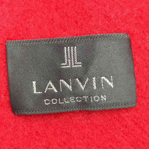 ランバンコレクション LANVIN COLLECTION バーガンディー マフラー レディース