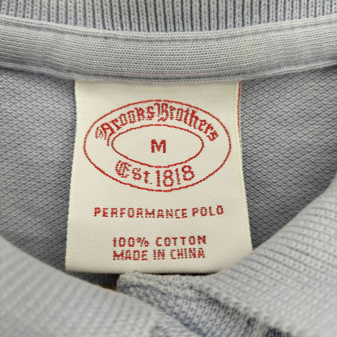 ブルックスブラザーズ BROOKS BROTHERS ロゴ刺繍 鹿の子 S/S ポロシャツ レディース import:M