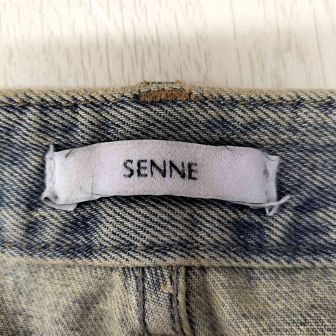 SENNE サイドアジャスター フロントタック デニムショーツ メンズ JPN:L