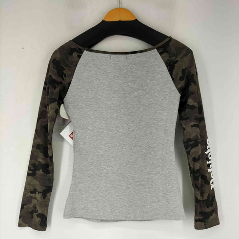 DISPARK クロスロゴ L/S ラグランTシャツ レディース FREE