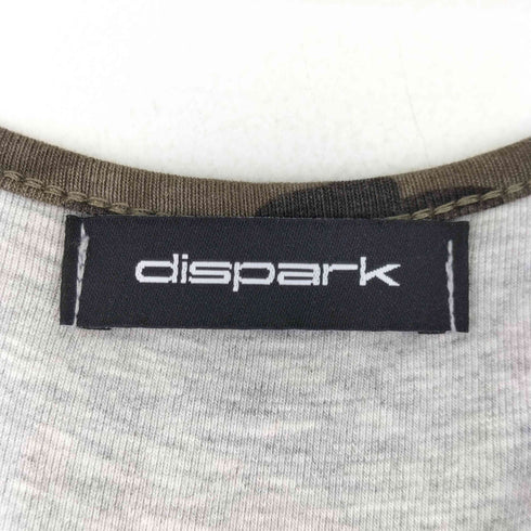 DISPARK クロスロゴ L/S ラグランTシャツ レディース FREE