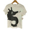 ワイズフォーリビング Ys for living フロントタツノオトシゴプリント S/S Tシャツ レディース import:M