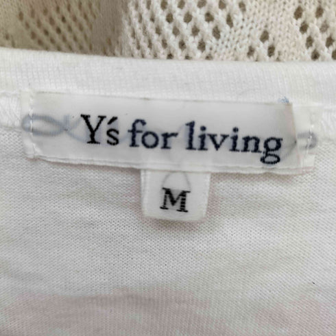 ワイズフォーリビング Ys for living フロントタツノオトシゴプリント S/S Tシャツ レディース import:M