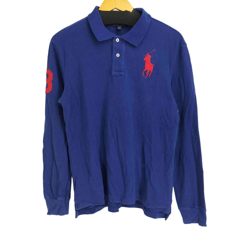 ポロラルフローレン POLO RALPH LAUREN ビッグポニー刺繍 L/S ポロシャツ メンズ import:L