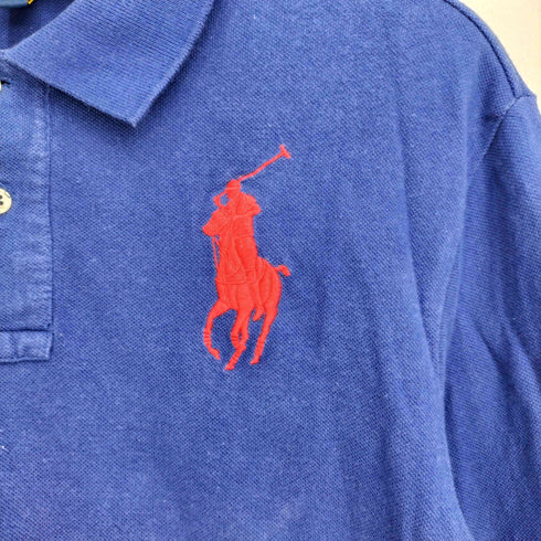 ポロラルフローレン POLO RALPH LAUREN ビッグポニー刺繍 L/S ポロシャツ メンズ import:L