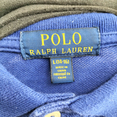 ポロラルフローレン POLO RALPH LAUREN ビッグポニー刺繍 L/S ポロシャツ メンズ import:L