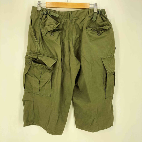 ユーエスアーミー U.S. ARMY 60s 1969年会計 ROUSERS MAN'S COTTON WIND RESISTANT RIP STOP POPLIN OG 107 4TH ジャングルファティーグ ショーツ メンズ LARGE SHORT