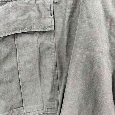 ユーエスアーミー U.S. ARMY 60s 1969年会計 ROUSERS MAN'S COTTON WIND RESISTANT RIP STOP POPLIN OG 107 4TH ジャングルファティーグ ショーツ メンズ LARGE SHORT