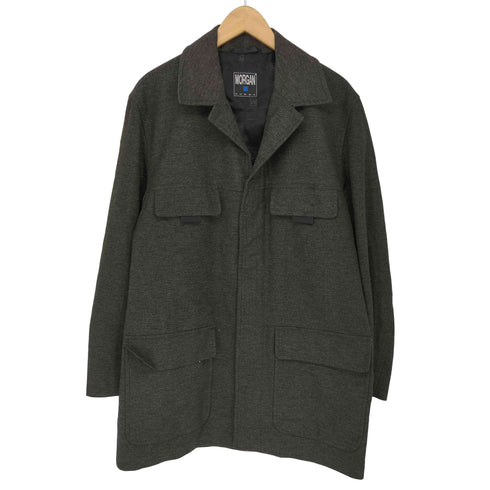 モルガンオム MORGAN HOMME スタンドカラー ハンティングジャケット メンズ