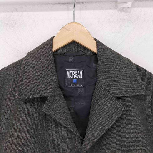 モルガンオム MORGAN HOMME スタンドカラー ハンティングジャケット メンズ