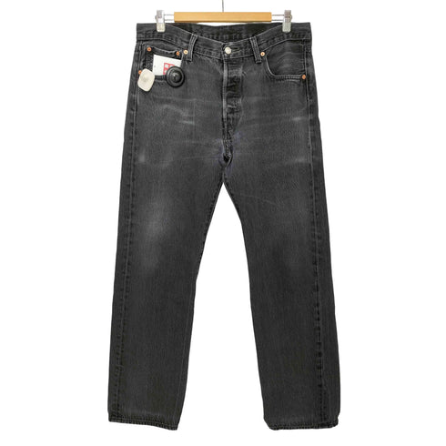 リーバイス Levis エジプト製 501 後染め ブラック デニムパンツ メンズ W34 L32