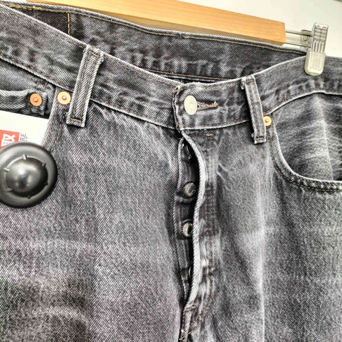 リーバイス Levis エジプト製 501 後染め ブラック デニムパンツ メンズ W34 L32