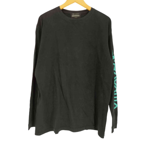 BLACK LONG SLEEVE TEE SHIRT SYNC MEDICOMTOY メンズ