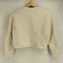ザラ ZARA ノーカラージャケット 金ボタン レディース import:L