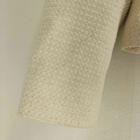 ザラ ZARA ノーカラージャケット 金ボタン レディース import:L