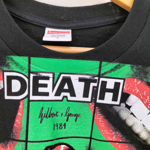 シュプリーム Supreme 19SS Gilbert & George/Supreme DEATH Tee メンズ import:L