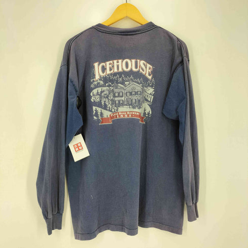HOLOUBEK 90S USA製 両面プリント L/S Tシャツ シングルステッチ メンズ import:L