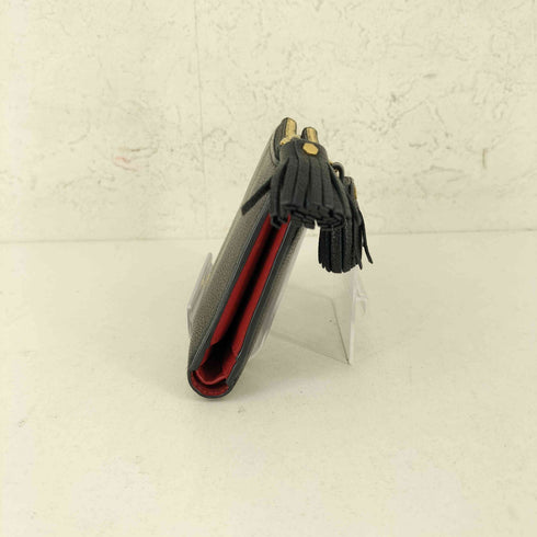 アニヤハインドマーチ ANYA HINDMARCH SMALL DOUBLE ZIP WALLET PEEPING EYES レディース FREE