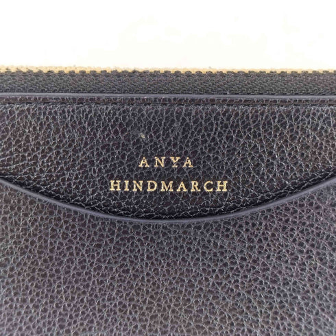 アニヤハインドマーチ ANYA HINDMARCH SMALL DOUBLE ZIP WALLET PEEPING EYES レディース FREE