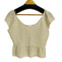 ザラ ZARA クロシェレース ニットトップス レディース import:M