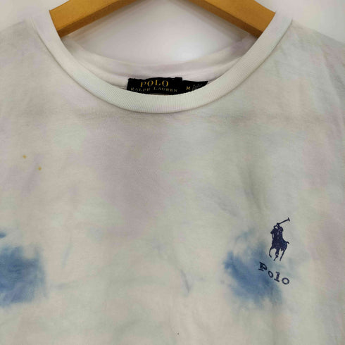 ポロラルフローレン POLO RALPH LAUREN 現行タグ ポニープリント タイダイ 半袖Tシャツ レディース import:M