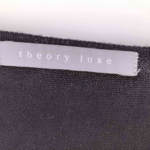 セオリーリュクス theory luxe ナイロンレーヨン ボタンレス カーディガン レディース JPN:38