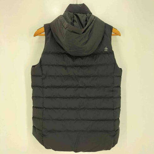マンシングウェア Munsingwear 両面ロゴ刺繍 2WAY フーディー ダウンベスト レディース import:M